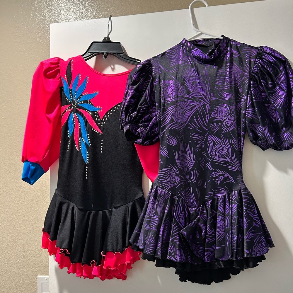 2 competition figure skating costumes
